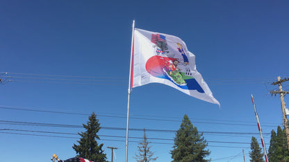Trump Red Wave Fight Fight Fight FLAG